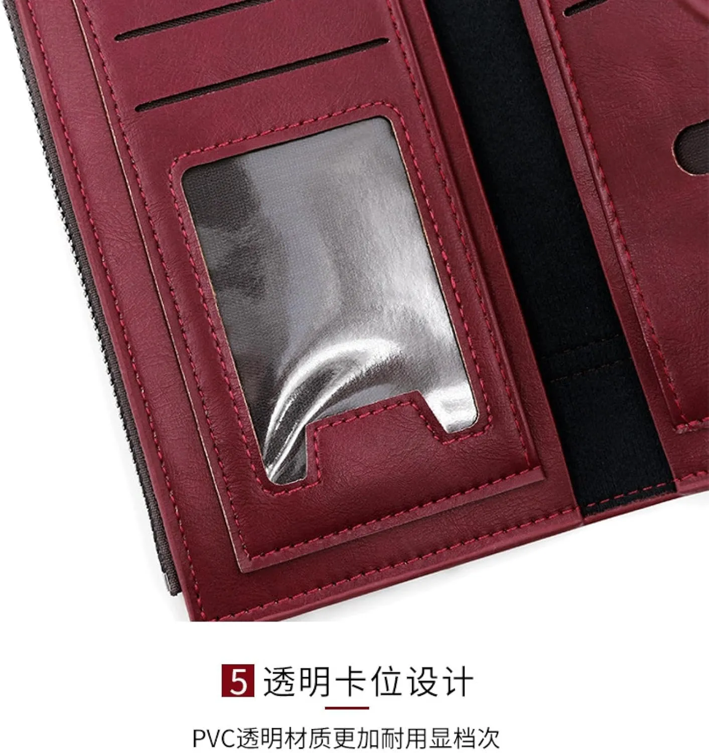 Retro Women's Long Wallet, Phone Bag, Multi Card Coin Wallet, Handbag