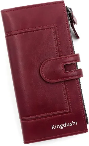 Retro Women's Long Wallet, Phone Bag, Multi Card Coin Wallet, Handbag
