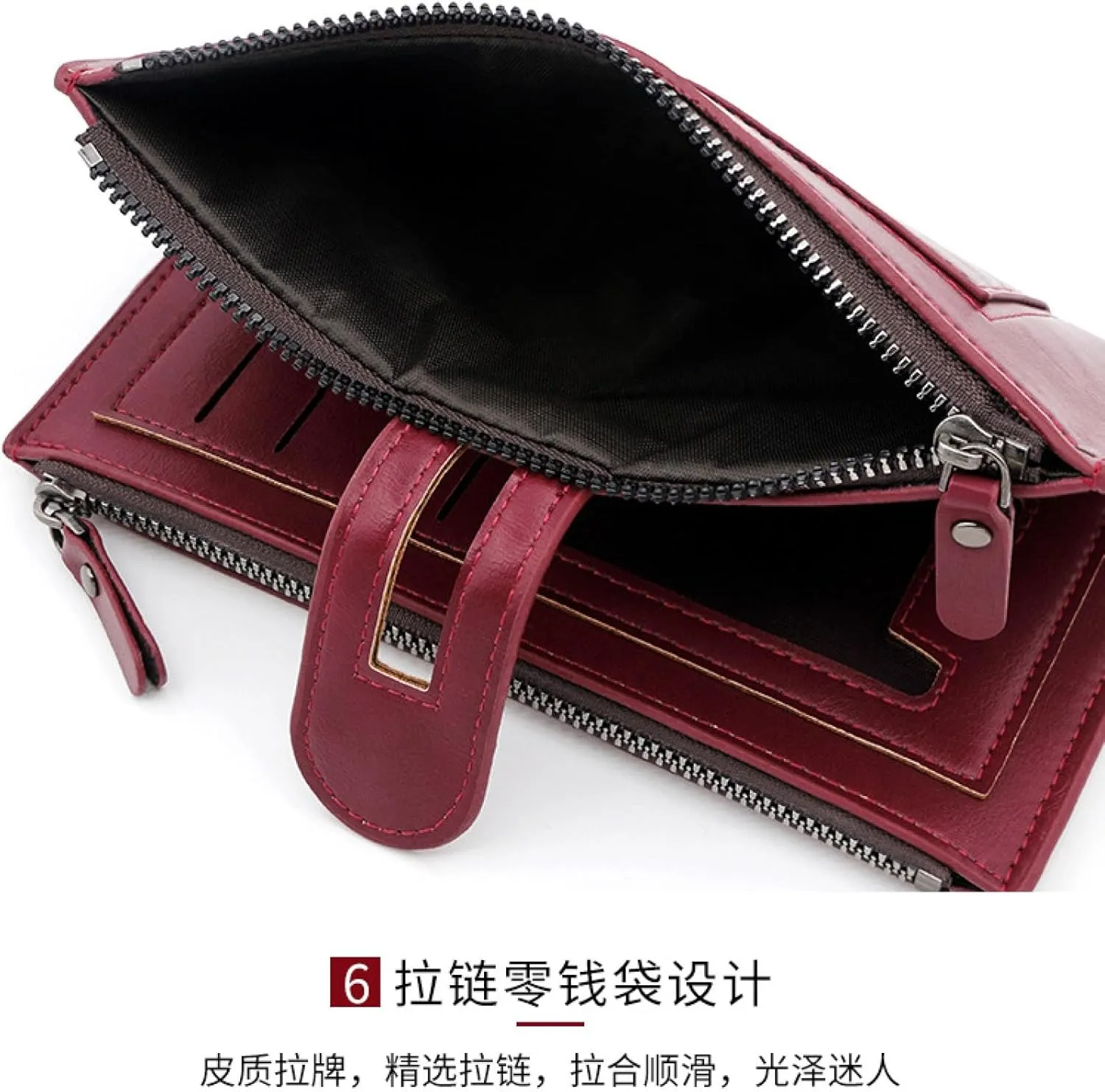 Retro Women's Long Wallet, Phone Bag, Multi Card Coin Wallet, Handbag