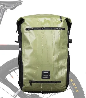 Rhinowalk Bike Pannier Bag 22L Waterproof Bicycle Bag Motor Pannier Backpack Shoulder Bag Laptop Pannier Travel Bag Professional Cycling Accessories