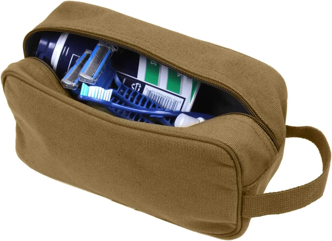 Rothco Canvas Travel Kit Bag Toiletry Bag Military Dopp Kit