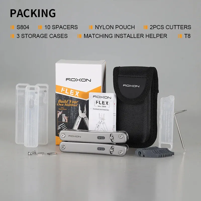 ROXON S804 Flex Multi-tool – Open-Source Modular and Customisable Multitool for EDC and Outdoor Use
