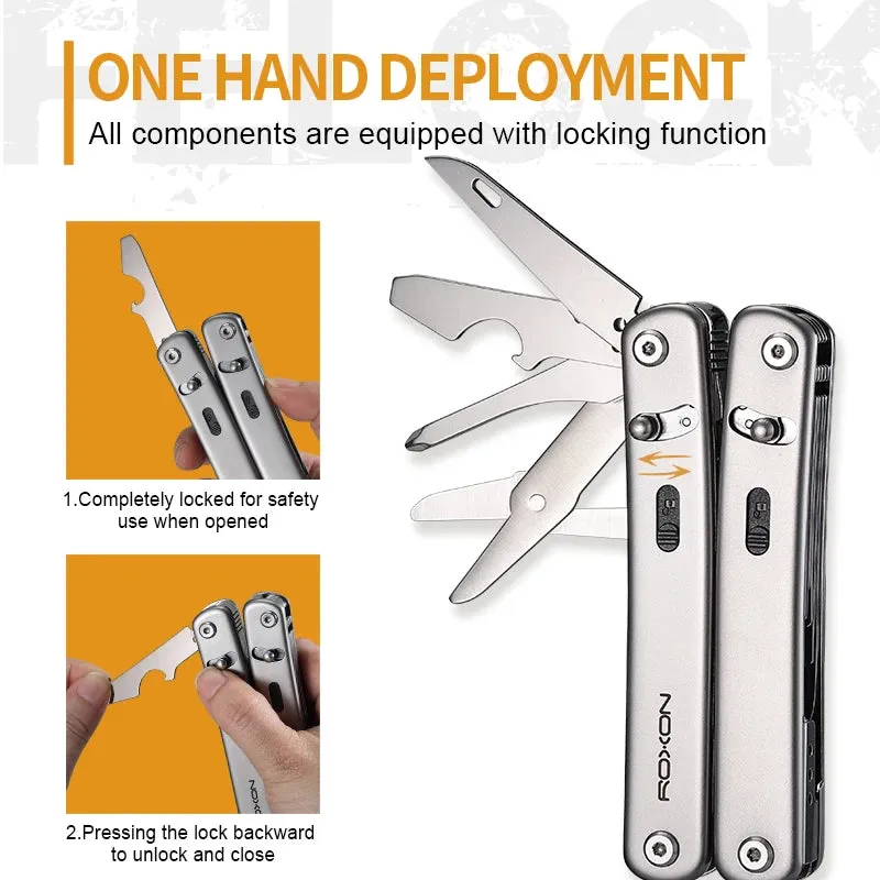 ROXON S804 Flex Multi-tool – Open-Source Modular and Customisable Multitool for EDC and Outdoor Use