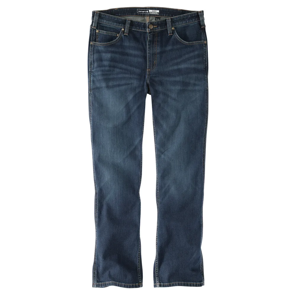 Rugged Flex® Slim Fit Low Rise 5-Pocket Bootcut Jean - HH2-Barrel | Carhartt 106570