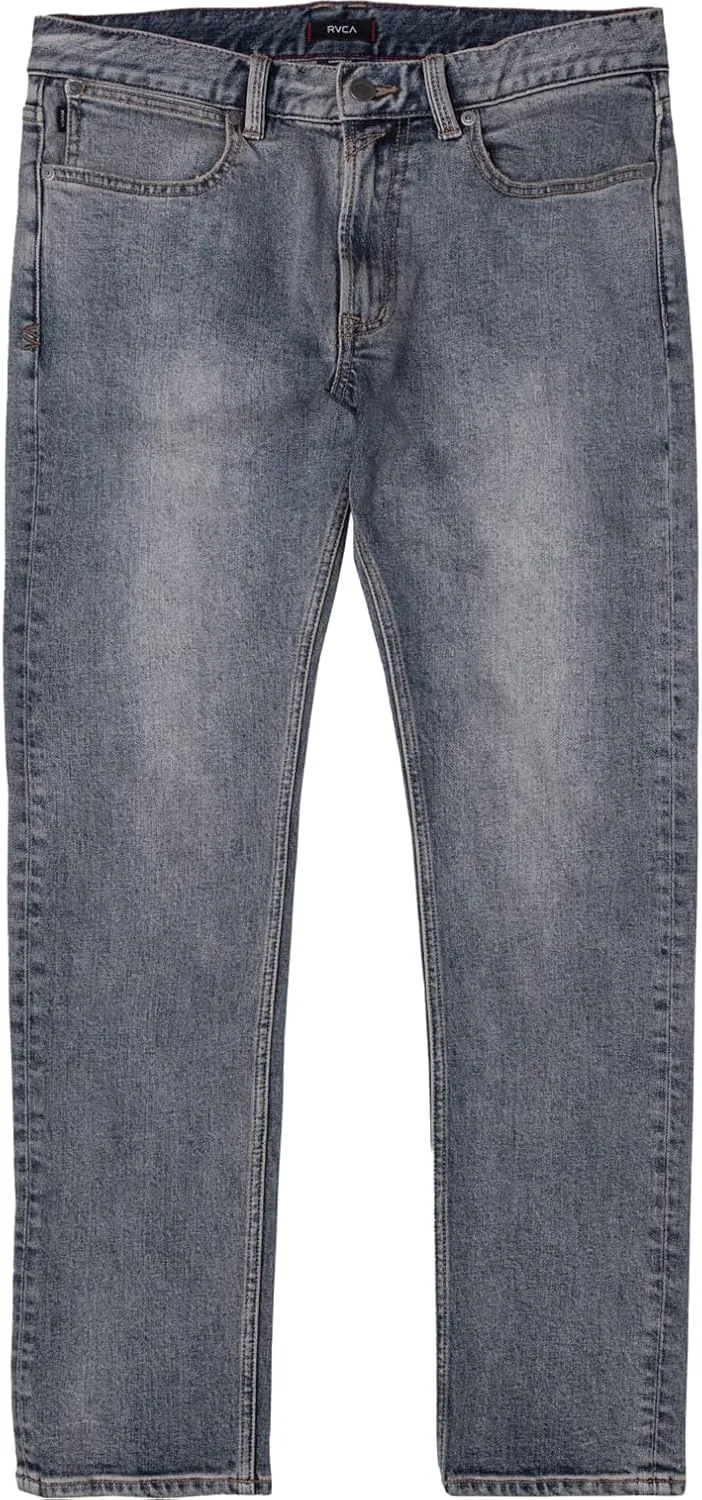 RVCA Mens Slim Fit Denim Pants