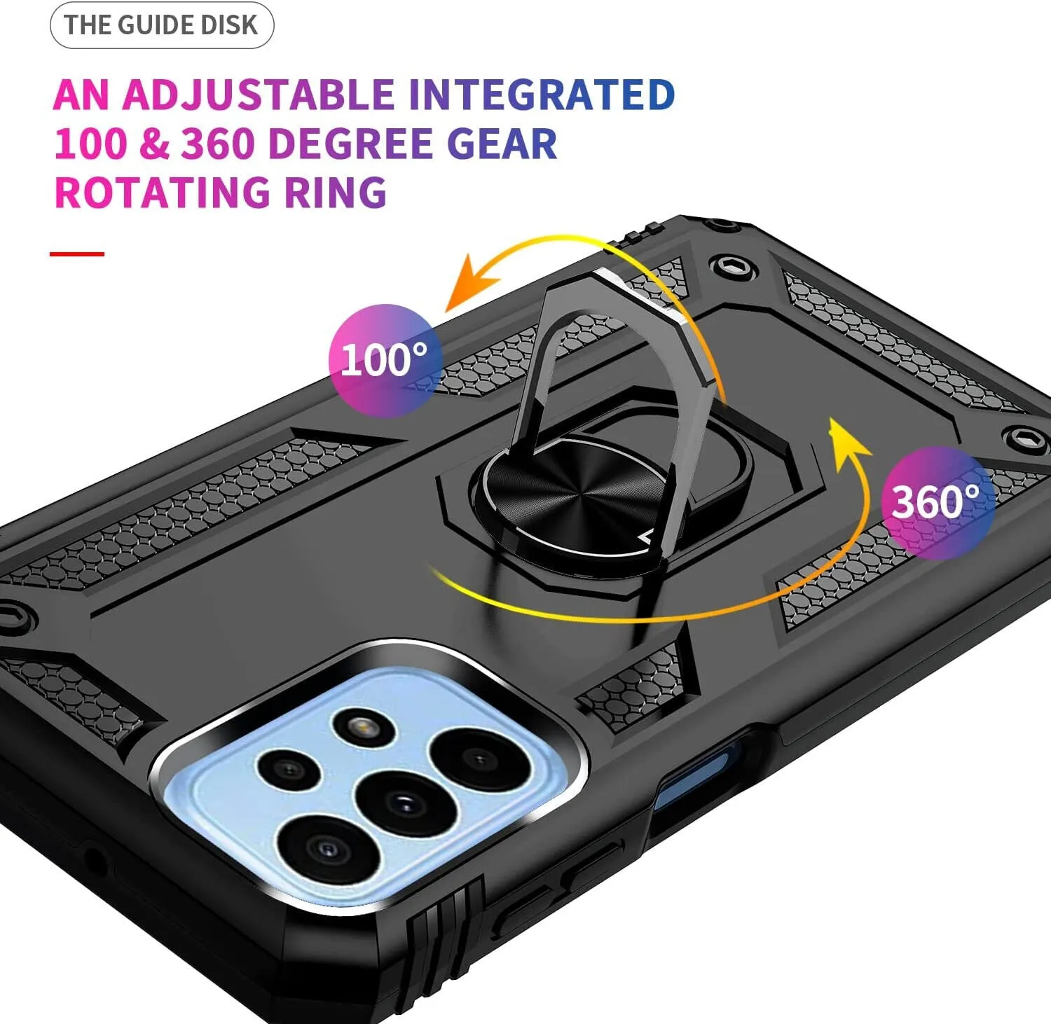 Samsung Galaxy A23 4G/5G  Case Kickstand Shockproof Ring Cover