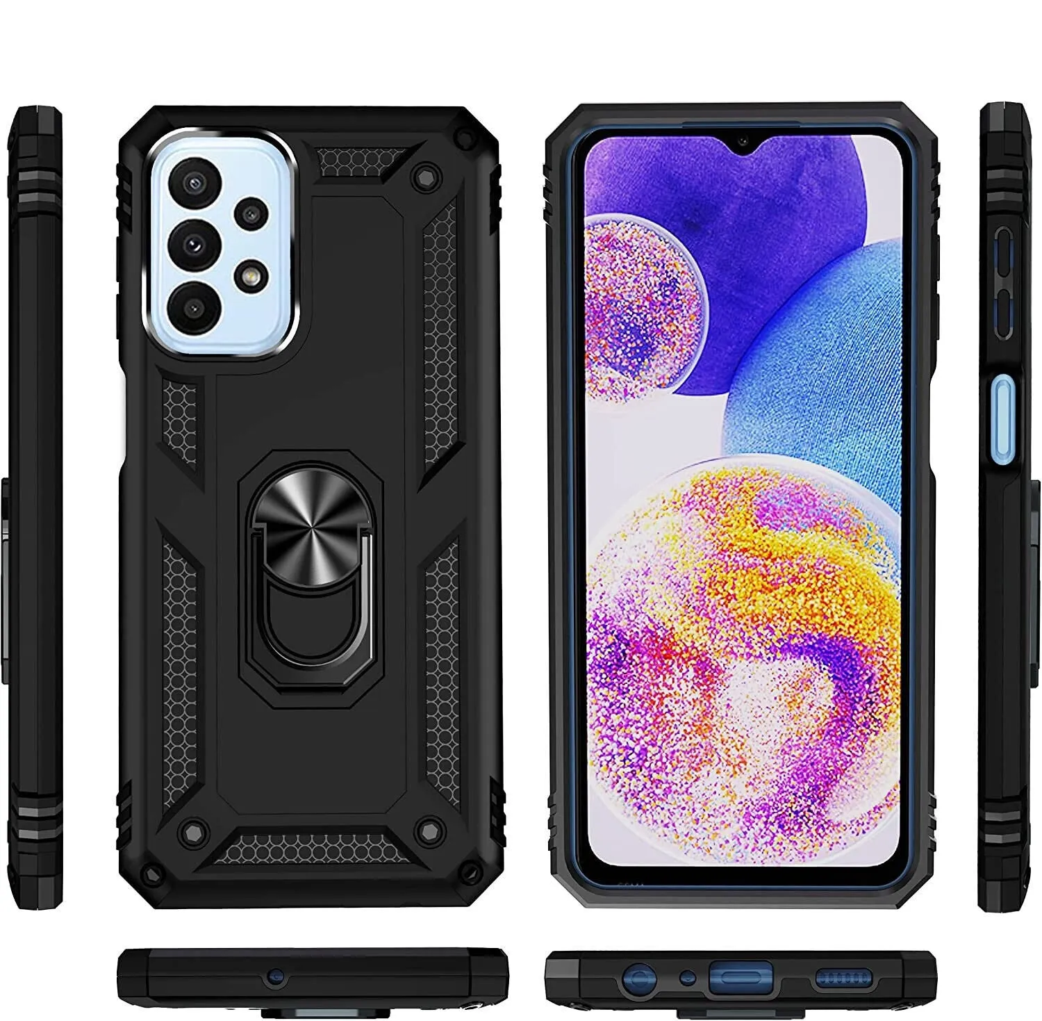 Samsung Galaxy A23 4G/5G  Case Kickstand Shockproof Ring Cover