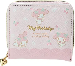 Sanrio 126004 Sanrio Wallet, My Melody, My Melody, 3.5 x 4.1 x 1.0 inches (9 x 10.5 x 2.5 cm), Kids Wallet, Character