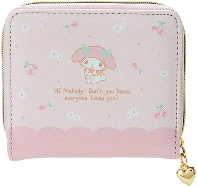 Sanrio 126004 Sanrio Wallet, My Melody, My Melody, 3.5 x 4.1 x 1.0 inches (9 x 10.5 x 2.5 cm), Kids Wallet, Character