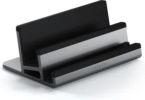 Satechi Dual Vertical Aluminum Stand - Universal Compatibility for MacBook Pro, Air, iPad Pro, Air, Mini, iPhones 16/15/14/13/12 and More