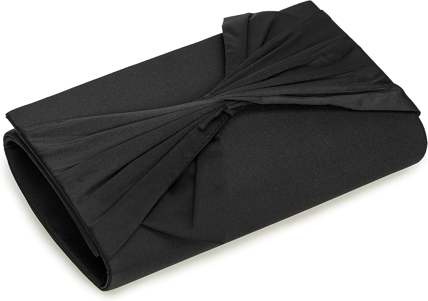 Satin Evening Bag Bow Flap Clutch Purse for Women Formal Party/Prom/Wedding…
