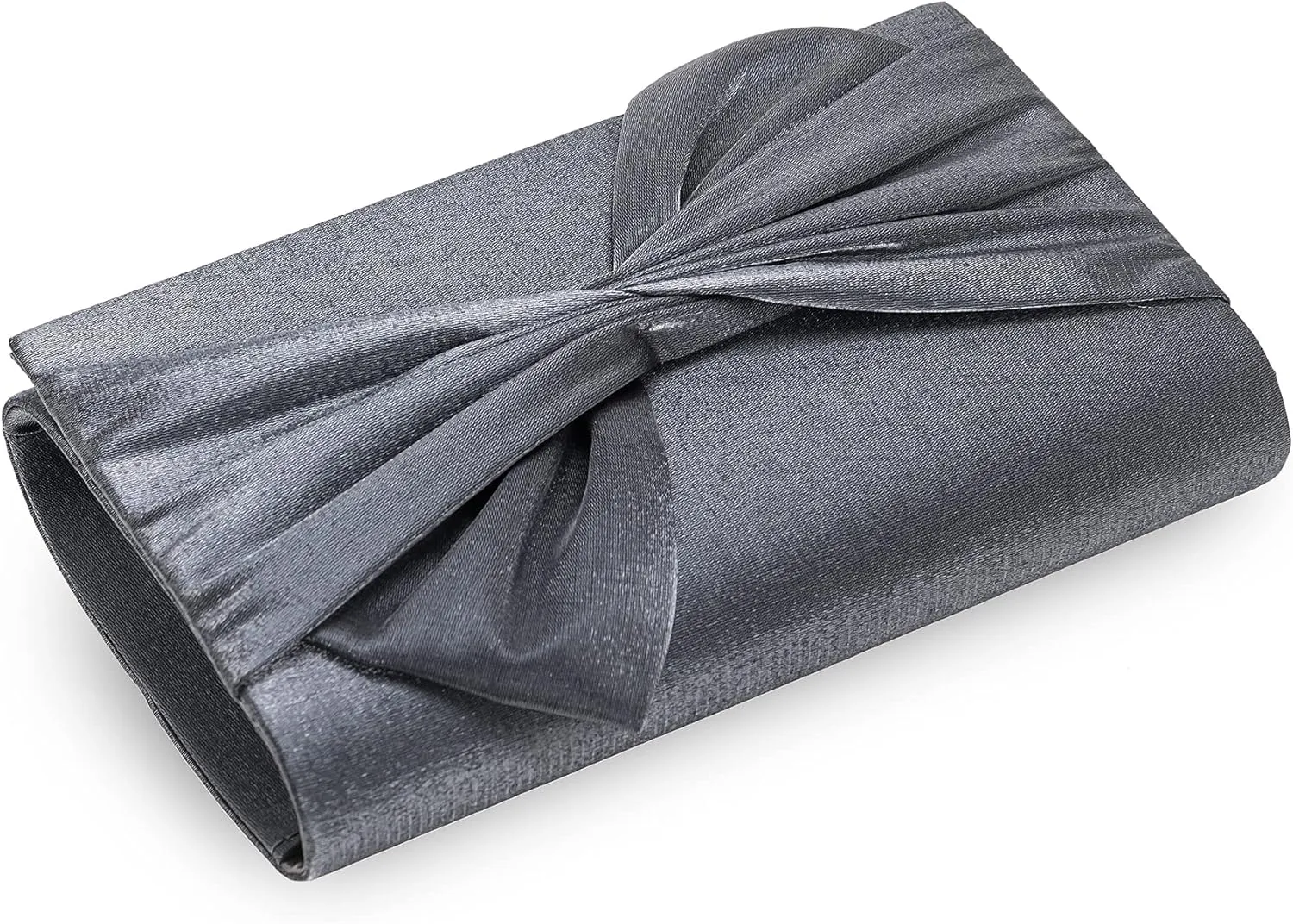 Satin Evening Bag Bow Flap Clutch Purse for Women Formal Party/Prom/Wedding…