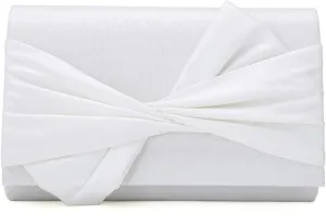 Satin Evening Bag Bow Flap Clutch Purse for Women Formal Party/Prom/Wedding…