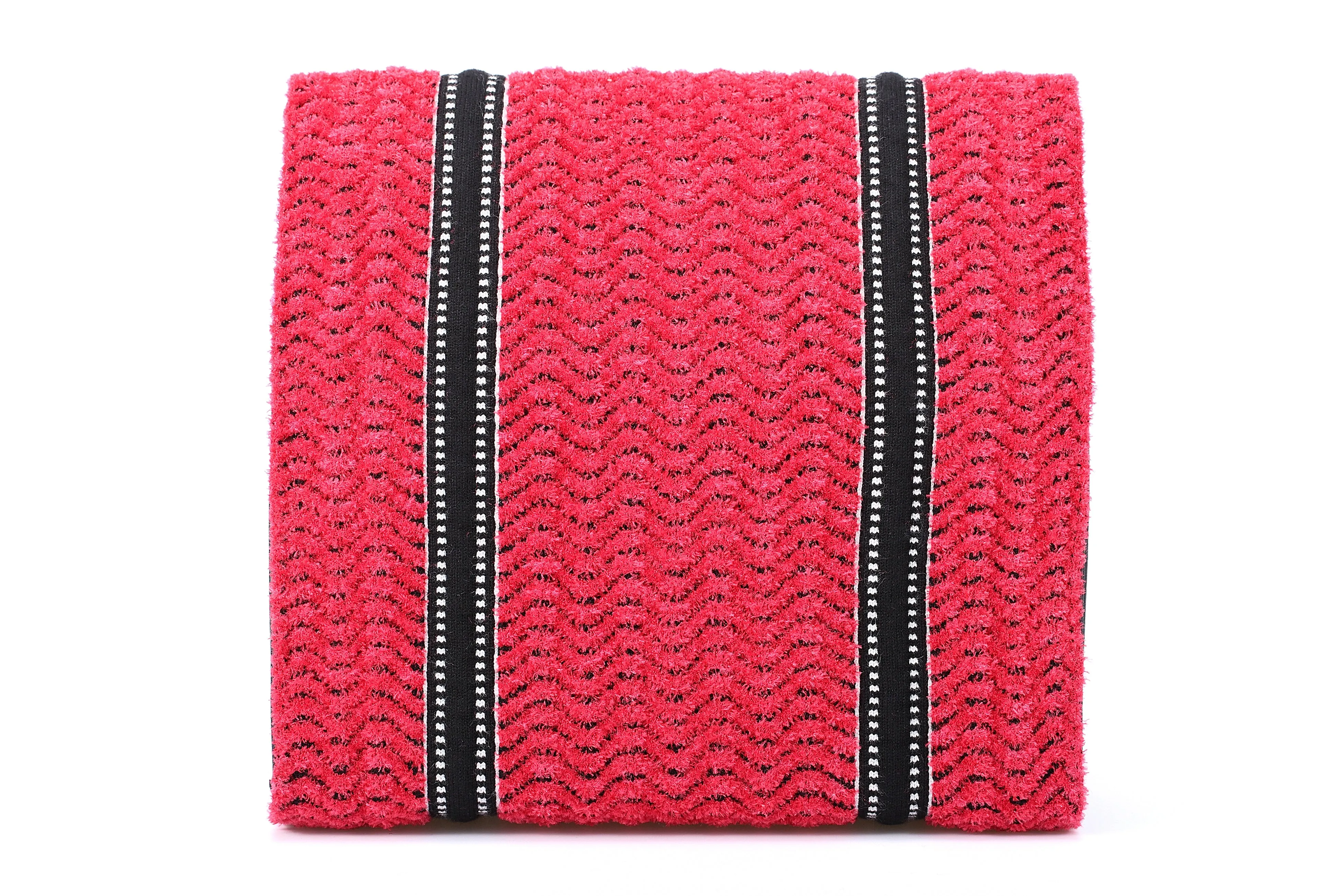 Secret Garden Fluffy Floral Crossbody bag Red