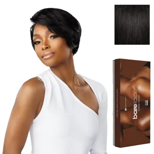 Sensationnel Bare Lace 13X6 Wigs - Unit 18 Lacefrontal Glueless Synthetic 180 Degree Preplucked Hairline (1B OFFBLACK)