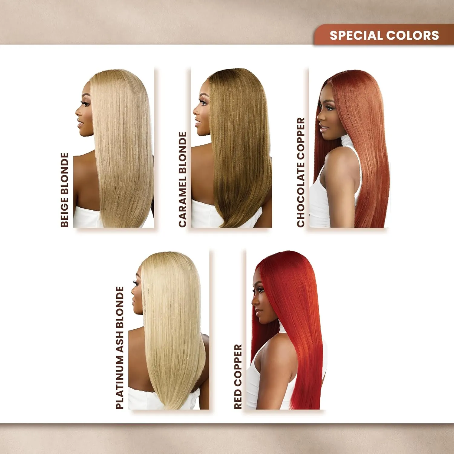 Sensationnel Bare Lace 13X6 Wigs - Unit 18 Lacefrontal Glueless Synthetic 180 Degree Preplucked Hairline (CHOCOLATECOPPER)
