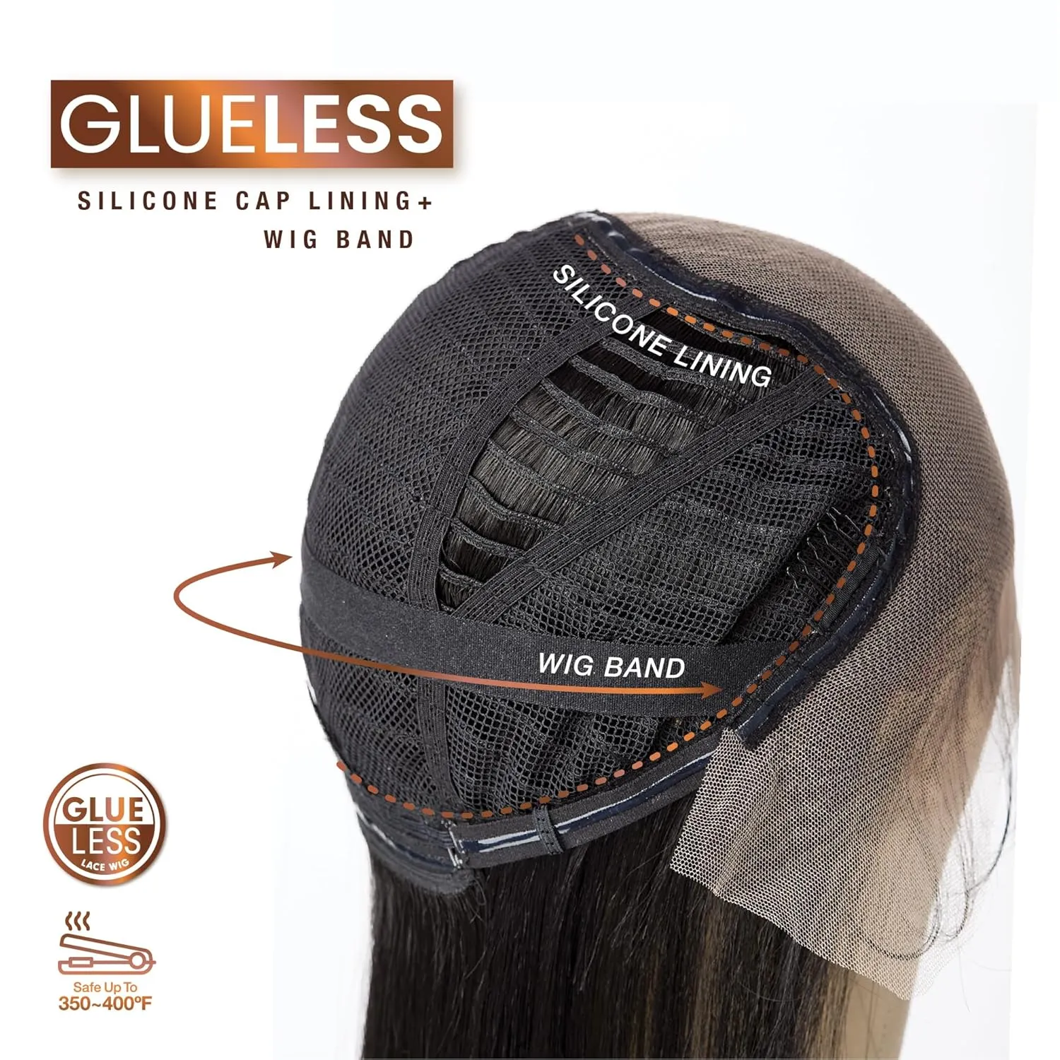 Sensationnel Bare Lace 13X6 Wigs - Unit 6 Lacefrontal Glueless Synthetic 180 Degree Preplucked Hairline (1 JETBLACK)