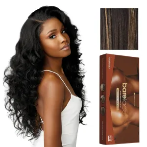 Sensationnel Bare Lace Fulllace Wig - Unit 4 Human Hair Blend All Lacefrontal Glueless Synthetic 180 Degree Preplucked Hairline (BALAYAGEGOLD)