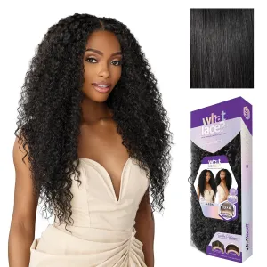 Sensationnel What Lace 13X6 Wigs - Aleena Lacefrontal Hand Tied Glueless Synthetic With Natural Density Preplucked Hairline (1 JETBLACK)