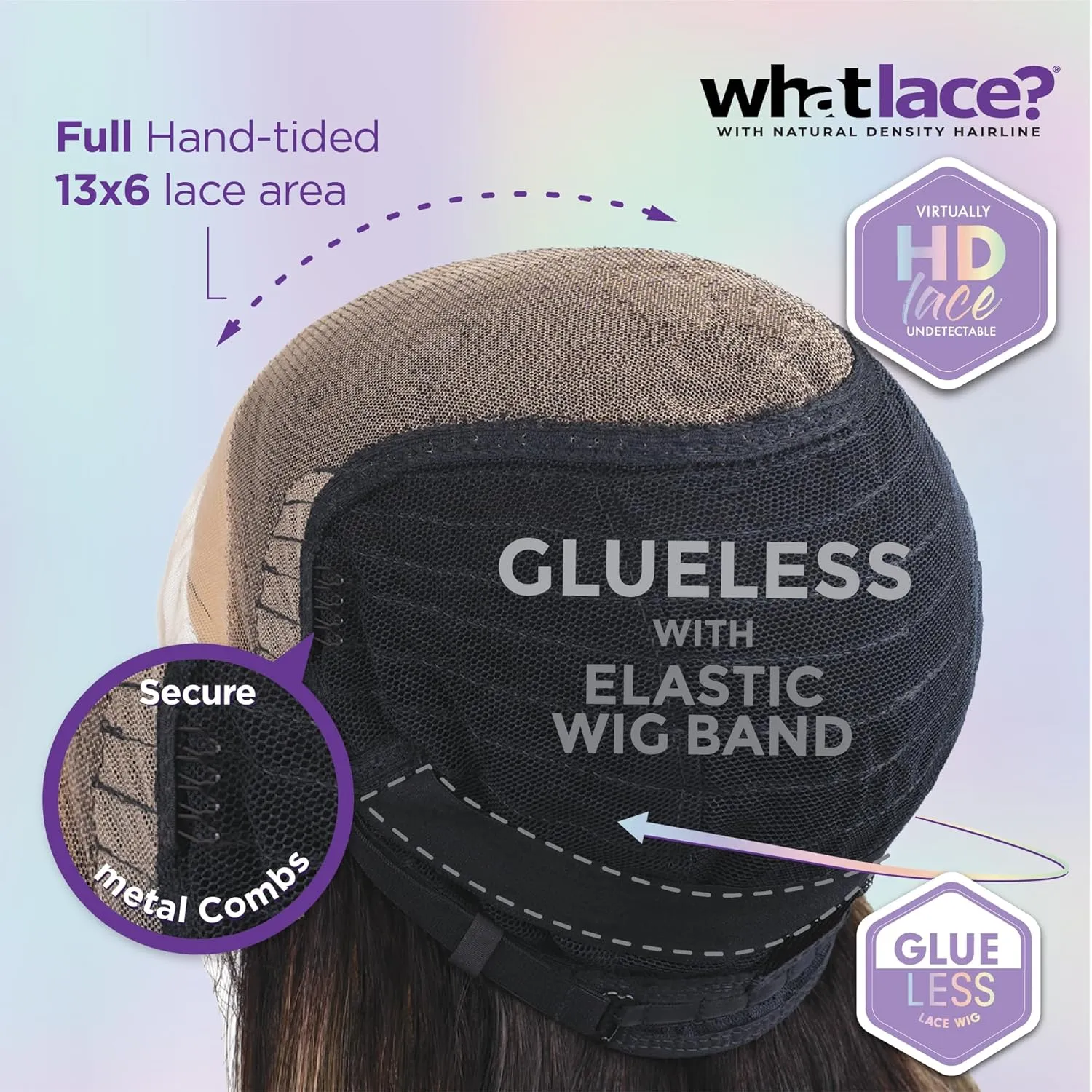 Sensationnel What Lace 13X6 Wigs - Aleena Lacefrontal Hand Tied Glueless Synthetic With Natural Density Preplucked Hairline (1 JETBLACK)