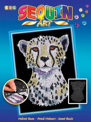 Sequin Art Blue Snow Cheetah Arts and Crafts Kits