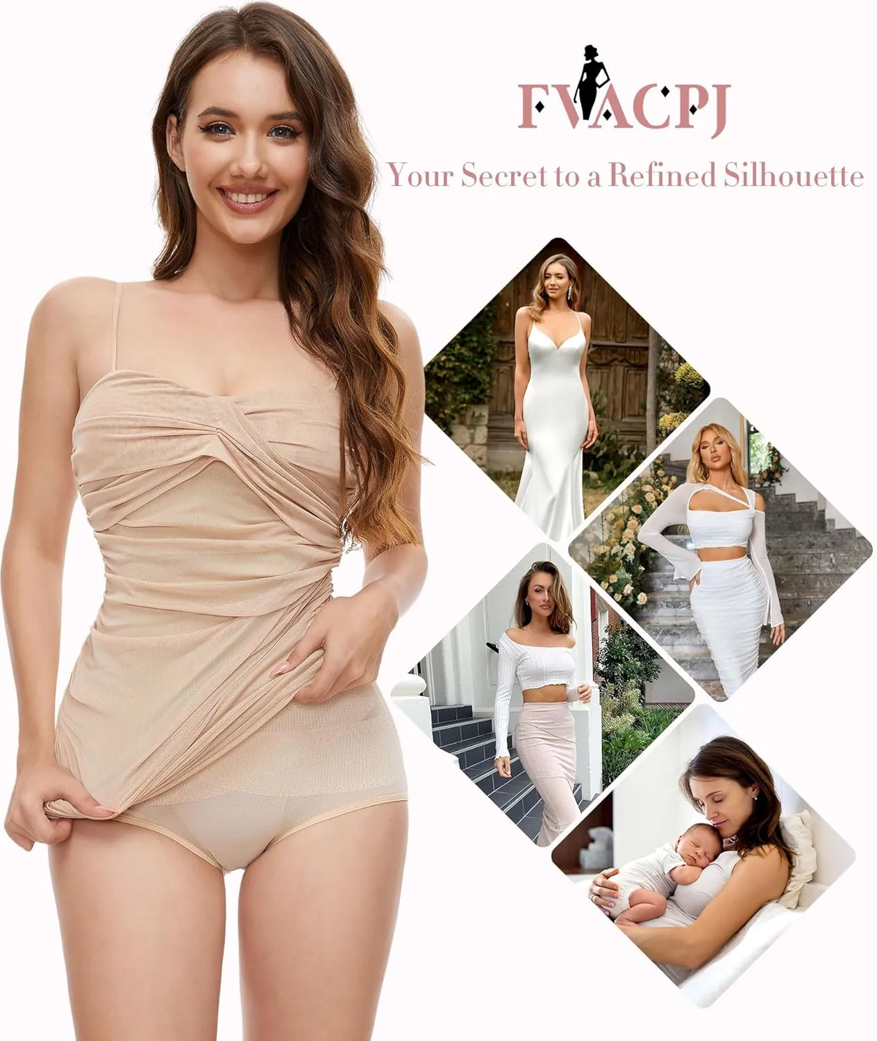 Shapewear Tummy Control Panties - Womens Shaping Underwear Compression Briefs Low Rise Cincher Bodyshaper Girdle Panty