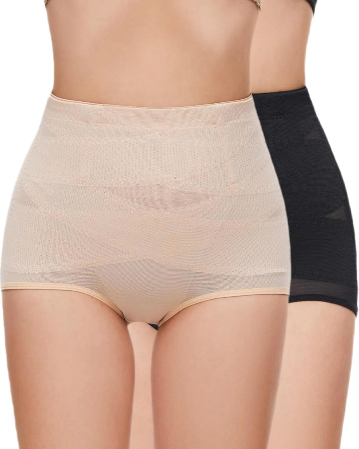 Shapewear Tummy Control Underwear - High Waisted Body Shaping Compression Panties Cincher Panty Girdle Control Briefs