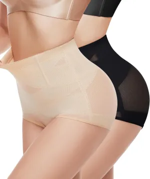 Shapewear Tummy Control Underwear - High Waisted Body Shaping Compression Panties Cincher Panty Girdle Control Briefs
