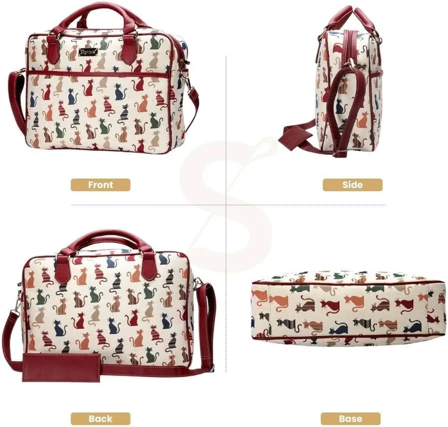 Signare Tapestry Laptop bag Computer Messenger bag Briefcase for Women