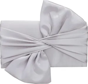 Simcat Womens Clutch Bag,Pleated Satin Handbag Lady Pleated Bow Purse Evening Bag with Chain for Wedding Prom Formal Party