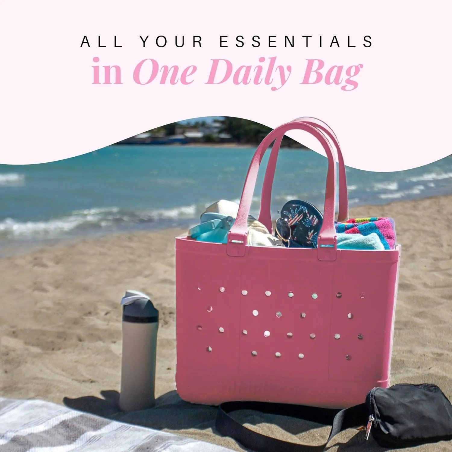Simply Southern, Large Tote Bag