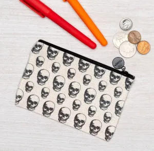 Skulls Zipper Pouch