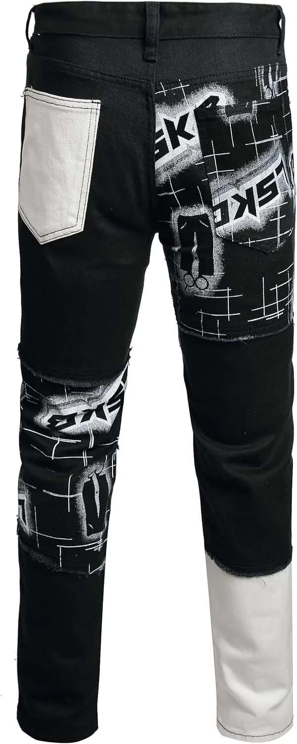 Slim Fit Men's Jeans, Ripped Stretch Jeans Denim Pants