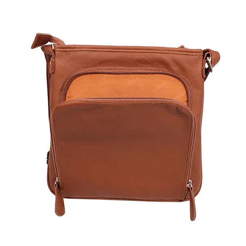 Small Messenger Crossbody-brown