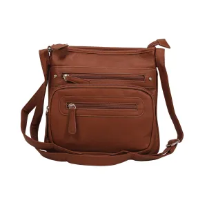 Small Messenger Crossbody-brown