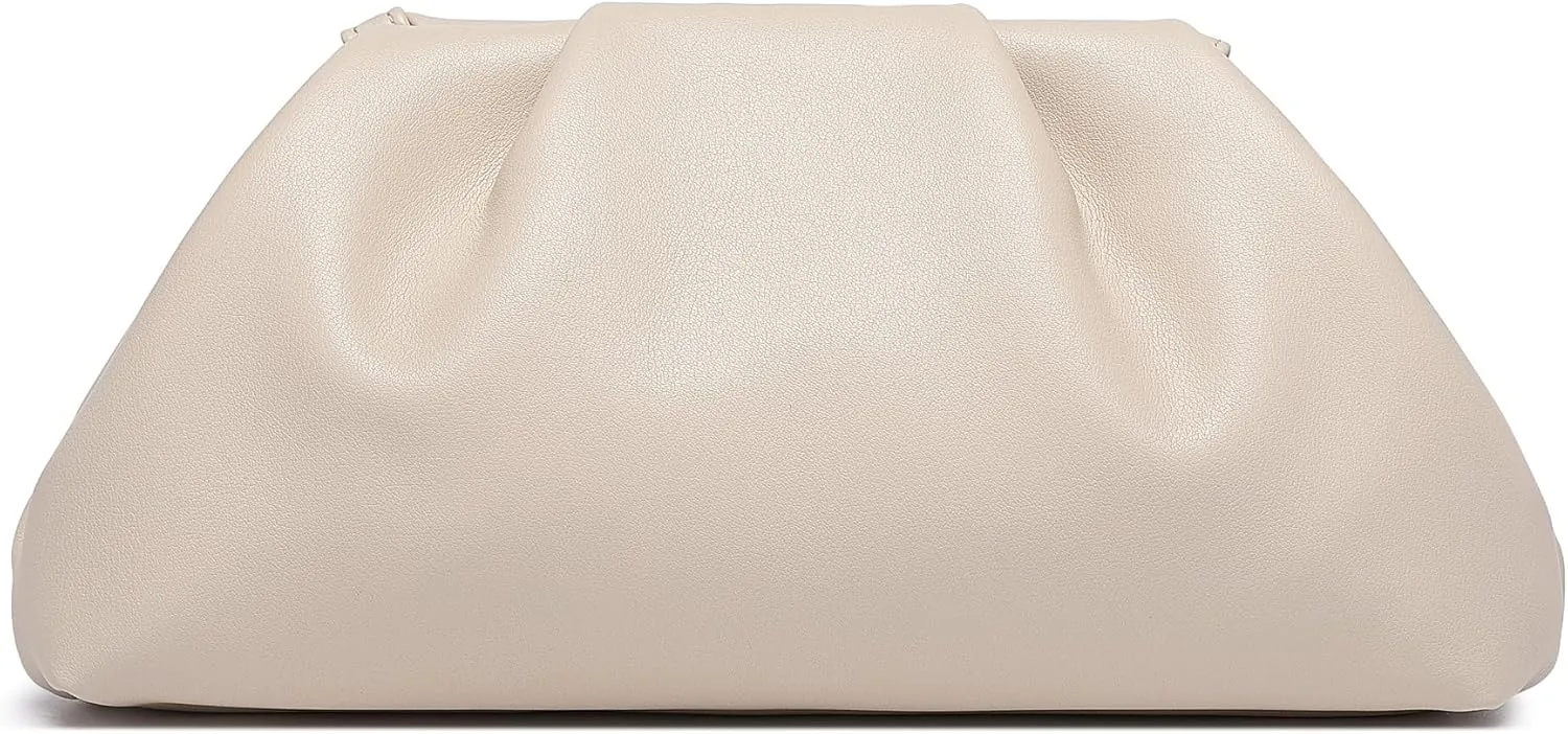 Soft PU Leather Clutch Purses for Women Formal Elegant Luxurious Evening Bag