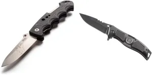 SOG Kilowatt- Electricians Pocket Knife with Wire Stripping Multi-Tool and 3.4 Inch AUS-8 Blade & Klein Tools 44228 Electrician's Pocket Knife with Stainless Steel Blade
