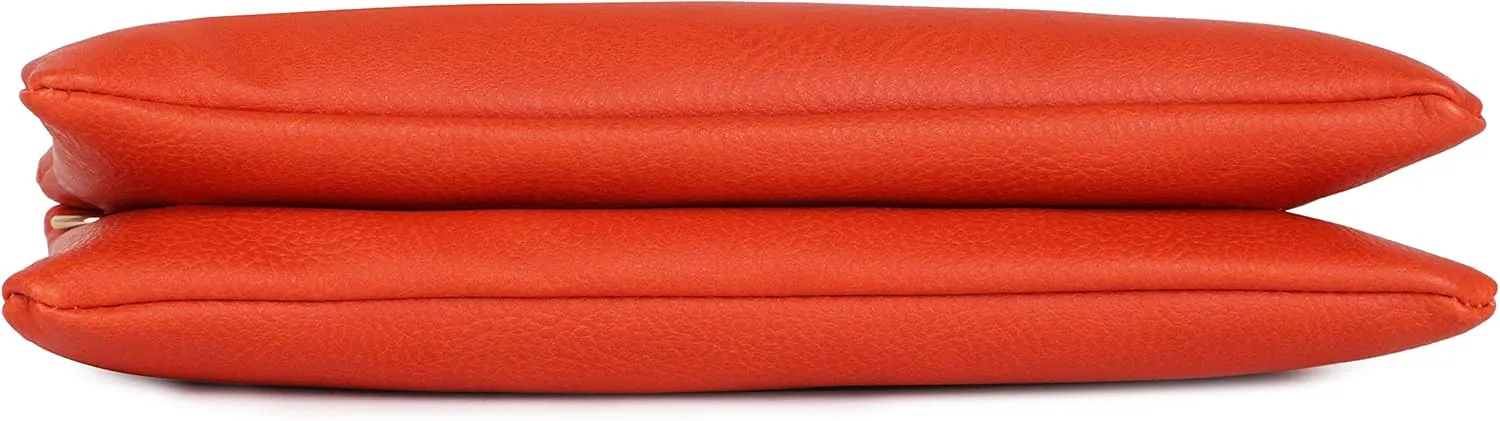 Solene Women's Lightweight Multi Compartment Wristlet Clutch Wallet Crossbody Bag