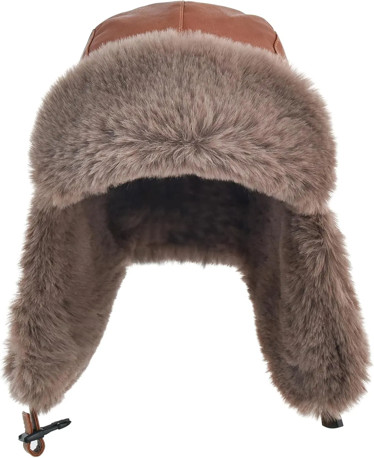 SOMALER Trapper Hat Men Women Winter Ushanka Hats Warm Faux Fur Aviator Trooper Hat