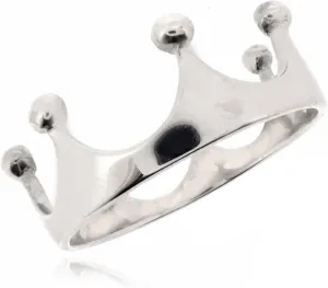 SOVATS Sterling Silver Crown Tiara Ring for Women – Elegant Princess-Inspired Band, Polished Finish – Dainty Fashion Jewelry Gift