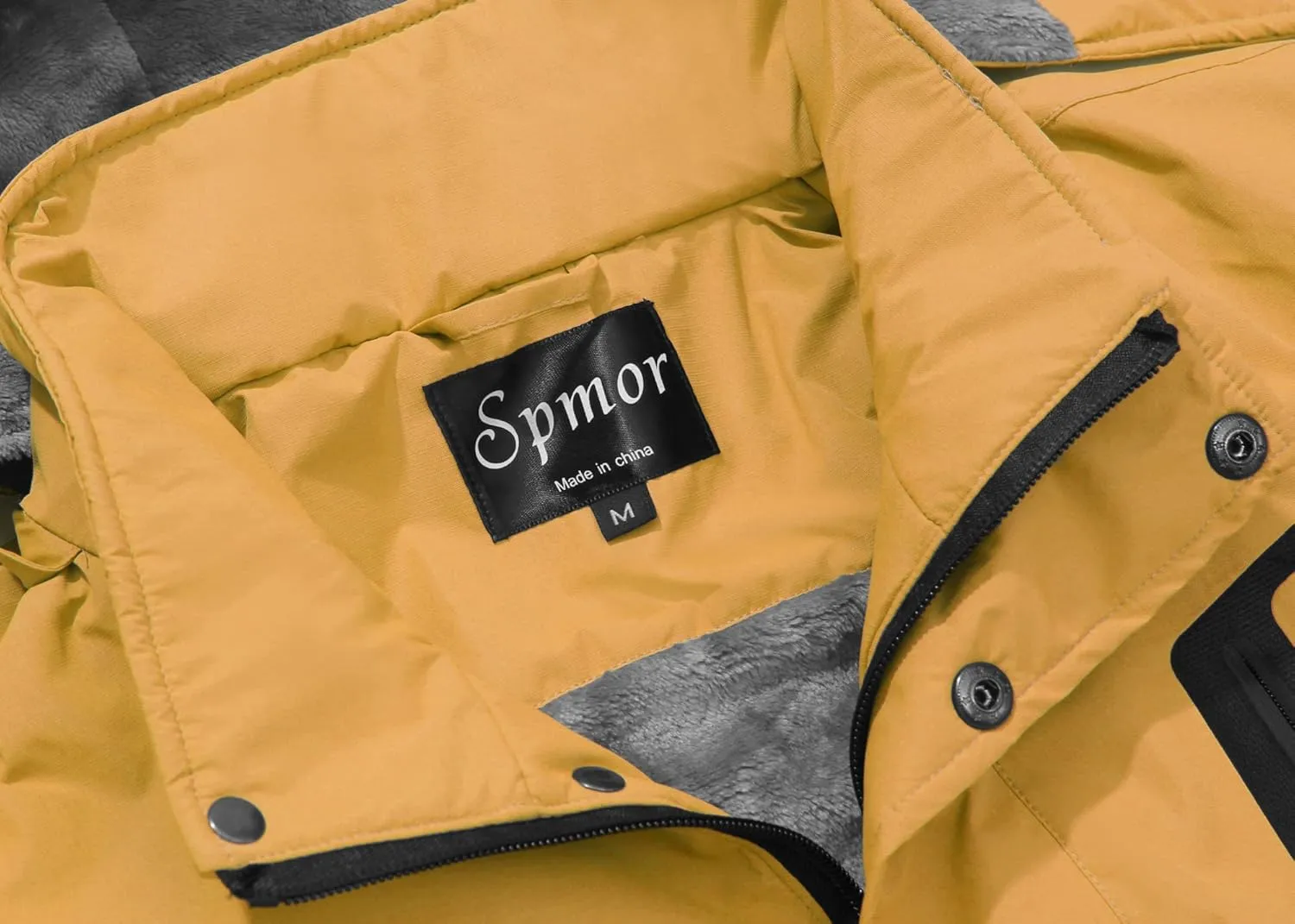 Spmor Women's Waterproof Ski Jacket Mountain Rain Winter Coat Windproof Skin Hooded Jacket