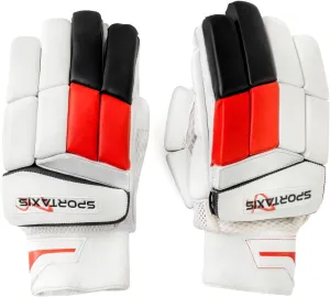 SPORTAXIS Premium Cricket Batting Gloves for Batsman, Split Fingers, Stylish Design, Comfortable Grip, PVC Thumb Patch, & Breathable mesh for Ventilation, for Adults