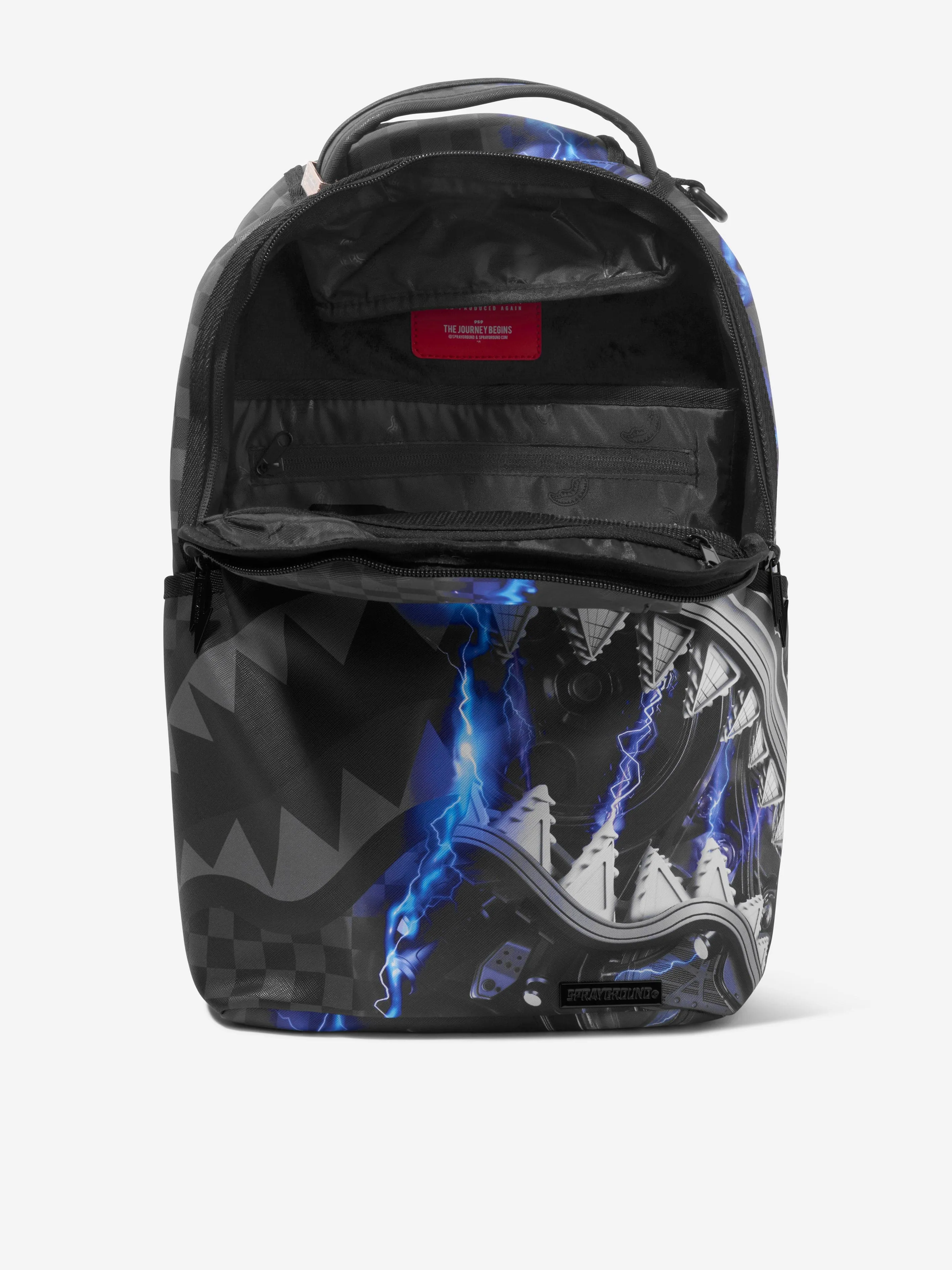 Sprayground Kids Sharkinator 3 Backapck in Black (18" x 6" x 11.5")