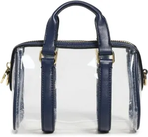 Stoney Clover Lane Women's Clear Micro Duffle, Sapphire, One Size