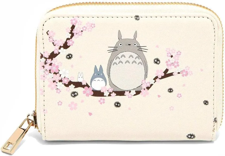 Studio Ghibli My Neighbor Totoro Sakura Mini Zipper Wallet