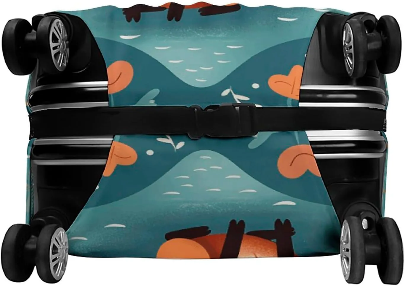 Suitcase Covers for Luggage Fox And Heart Fashion Luggage Cover Washable Protector Waterproof Suitcase Cover Anti-scratch Travel Suitcases Covers Case for 19-32 Inch Luggages XL
