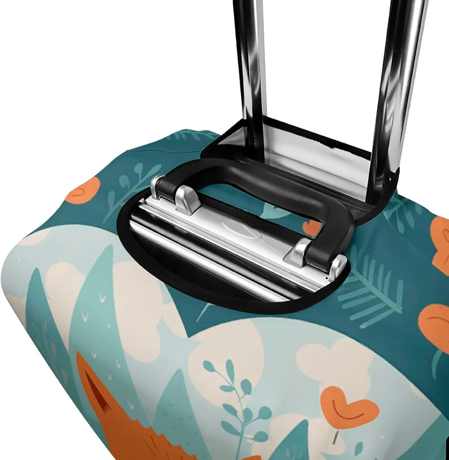 Suitcase Covers for Luggage Fox And Heart Fashion Luggage Cover Washable Protector Waterproof Suitcase Cover Anti-scratch Travel Suitcases Covers Case for 19-32 Inch Luggages XL