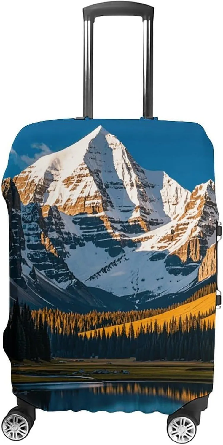 Suitcase Covers for Luggage Rocky Mountain Range Fashion Luggage Cover Washable Protector Waterproof Suitcase Cover Anti-scratch Travel Suitcases Covers Case for 19-32 Inch Luggages L