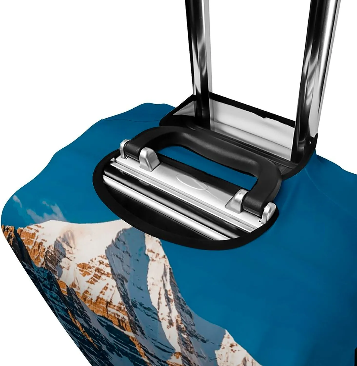 Suitcase Covers for Luggage Rocky Mountain Range Fashion Luggage Cover Washable Protector Waterproof Suitcase Cover Anti-scratch Travel Suitcases Covers Case for 19-32 Inch Luggages L