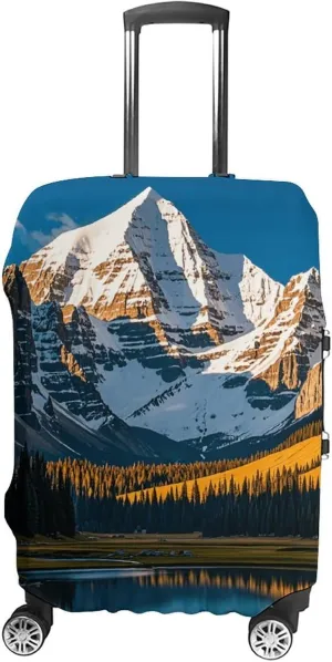 Suitcase Covers for Luggage Rocky Mountain Range Fashion Luggage Cover Washable Protector Waterproof Suitcase Cover Anti-scratch Travel Suitcases Covers Case for 19-32 Inch Luggages L